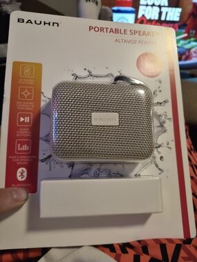 BAUHN Portable Speaker Model CE220871S New In Factory Sealed Packaging
